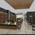 Modern Supermarket Snack Shop Leisure Food Shop Cang Buy Shop Shopping Mall Commercial Space Shopping Space Fruit Shop Food Shop 3d model