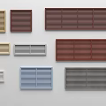 Various Styles And Colors Of Air Conditioner Vents With Modern Design