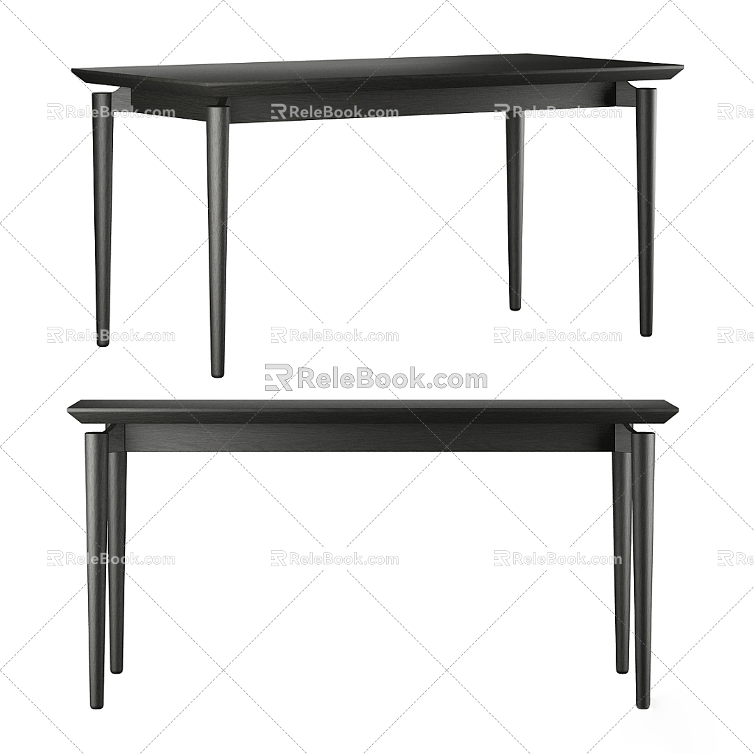 Modern dining table 3d model