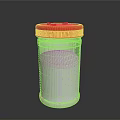 Durable White Plastic Household Storage Container With Red Secure Lid Design