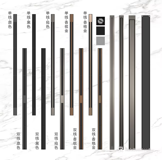 Stylish Modern Bathroom Accessories With Dual Rotation Design And Multiple Color Options 3d model 