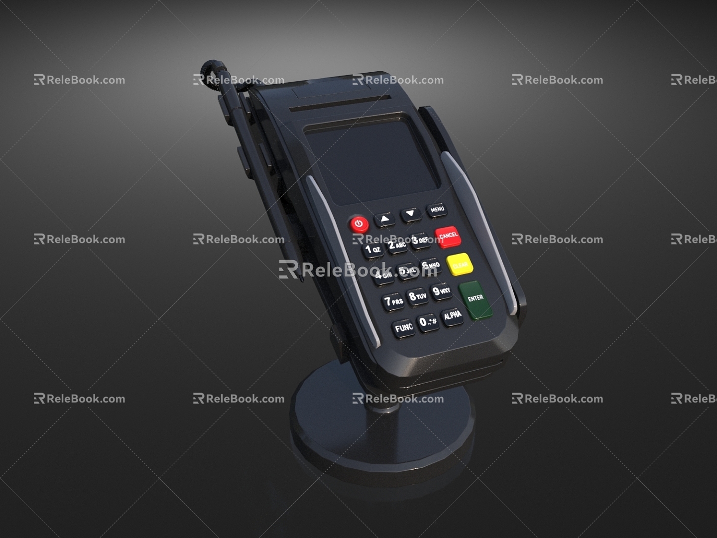 POS machine 3d model