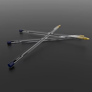 Modern Pencil Office Supplies Writing Tools 3d model