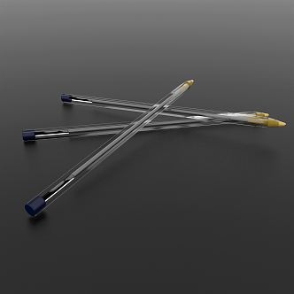 Modern Pencil Office Supplies Writing Tools 3d model