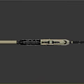 Modern Tactical Rifle With Beige And Black Finish Sleek Design And Textured Grip