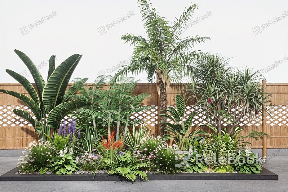 plant combination tropical plant combination green plant pile flowers and plants flower border model