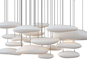 Modern chandelier 3d model