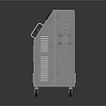 Industrial Control Equipment With Display Screen Meters Buttons And Mobile Wheels