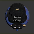 Substance Blue Air Compressor Tank With Black Top And Portable Design