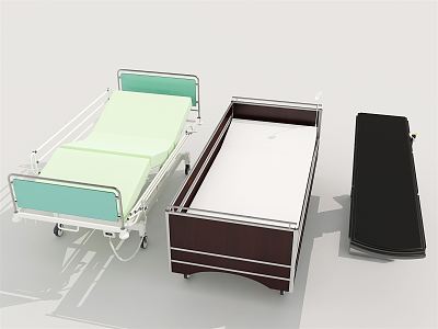 Modern Hospital Bed Medical Equipment Bed 3d model