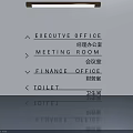 Functional Swing Door for Executive Office Meeting Room Finance Office Toilet