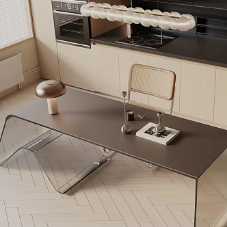 Modern dining table 3d model