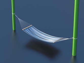 Hammock Hanging Bed Hammock Hanging Basket 3d model