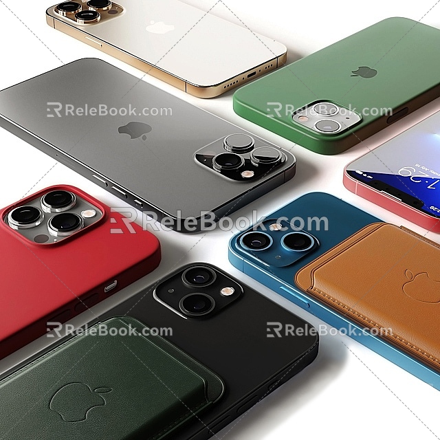 Mobile phone iphone13 3d model