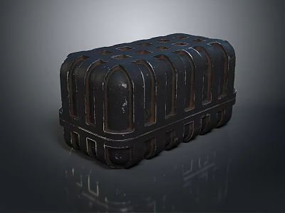 Durable Hard Shell Storage Box For Organizing Household Items At Home 3d model