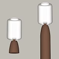 Modern lighting combination floor lamp 3d model
