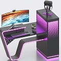 Computer Office Computer Desktop E-sports Computer Game Computer 3d model