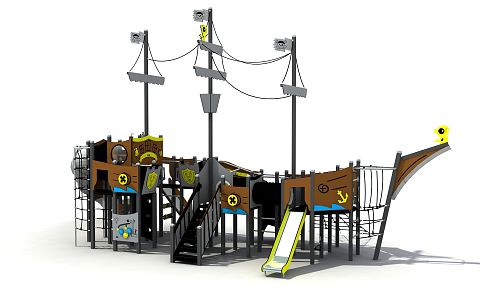 Modern Amusement Equipment 3d model