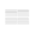 White Decorative Architectural Components For Interior Wall Molding Design