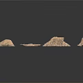 Handcrafted Clay Artifacts With Textured Surfaces And Various Shapes