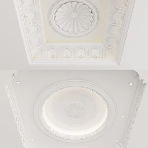 European-style ceiling 3d model