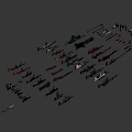 Firearms Weapon Pack 3d model