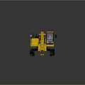 Yellow Komatsu Heavy Duty Crawler Excavator With Front Bucket And Cabin