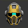 Sci-Fi Helmet Alien Helmet High Tech Helmet Game Helmet Helmet Helmet 3d model