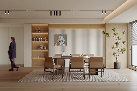 Modern Restaurant 3d model