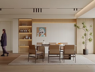 Modern Restaurant 3d model