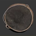 Handmade Copper Cooking Pot With Hammered Texture And Metal Handles