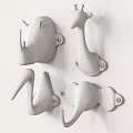 Modern Black Wall Hooks With Stylish Design For Home Decor And Organization