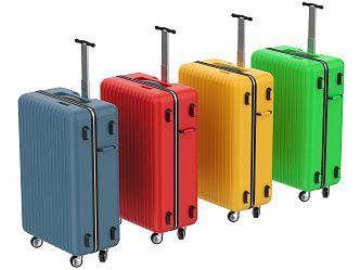 Modern Luggage 3d model