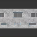 Skateboard Sports Equipment Park With Various Ramps Rails And Platforms