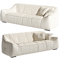 Silent wind double sofa 3d model