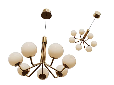 Modern Chandelier Art Chandelier Spherical Chandelier 3d model