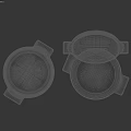 Black Cookware Set with Lid and Handles for Modern Kitchen Cooking