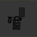 DSLR Camera Card Machine Digital Camera Digital Camera Photographic Equipment 3d model