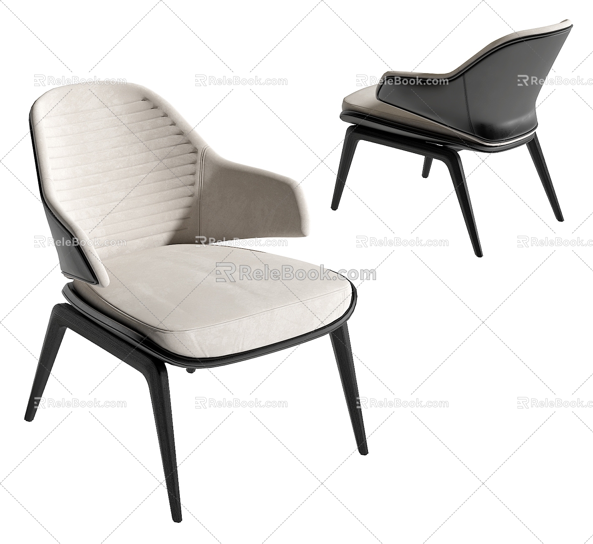 Minotti Dining Chair 3d model