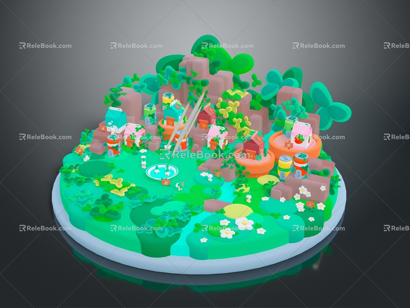 Game Environment Game Scene Fairy Tale Scene Fairy Tale Magic Scene Magic Item Fantasy Scene 3d model