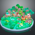 Game Environment Game Scene Fairy Tale Scene Fairy Tale Magic Scene Magic Item Fantasy Scene 3d model