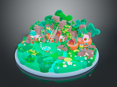 Game Environment Game Scene Fairy Tale Scene Fairy Tale Magic Scene Magic Item Fantasy Scene 3d model