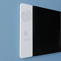 Modern Wall Mounted TV Displaying Scenic Landscape With Side Speaker Panels