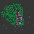 Aerial Planning of Xiaoxian Shengquan Ecological Sports Leisure Town with River Green Space and Stadium