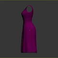 Elegant Pink One Shoulder Pleated Dress With Fitted Waist And Flowy Skirt