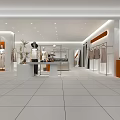 Elegant Modern Clothing Store Interior With Fashion Displays Mannequins And Shelves