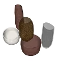 Decorative Vases in Various Colors and Textured Glossy Surfaces for Home Decor
