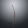 Traditional Wooden Bow As Ancient Weapon With Intricate Design And Craftsmanship Details