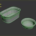 Practical Aluminum Household Storage Containers Rectangular And Round For Kitchen Use