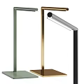 Modern Minimalist Desk Lamps With Gold Green Black Metal Bases And Sleek Design